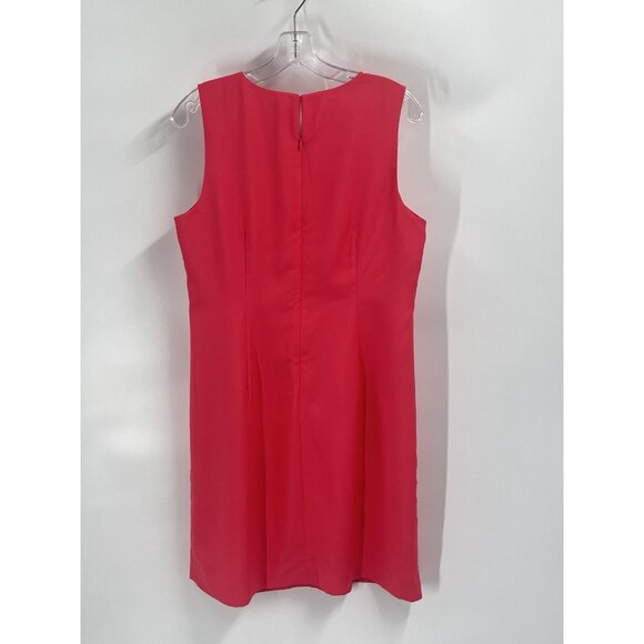 J Crew Coral Suiting Dress Sleeveless Minimalist Workwear Summer Sz 10 NWT BO652 - Picture 5 of 7